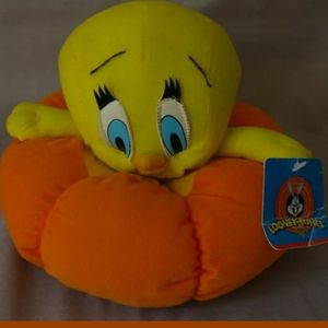 Vintage Tweety Bird Small Plush 1997 Looney Tunes